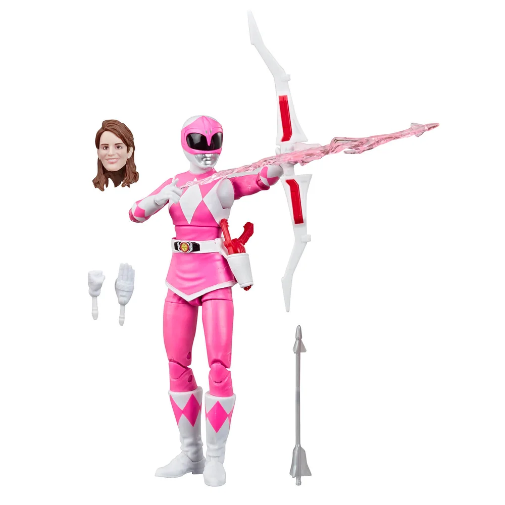 Power Rangers Lightning Collection Mighty Morphin Figurine Ranger rose Image 1