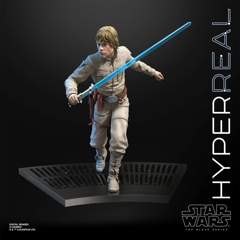Figurine articulée Luke Skywalker (20 cm), Star Wars The Black Series Hyperreal – Hasbro Image 1
