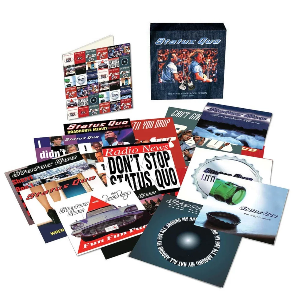 Status Quo - The Vinyl Singles Collection : Coffret Single 1990 18 cm Image 1