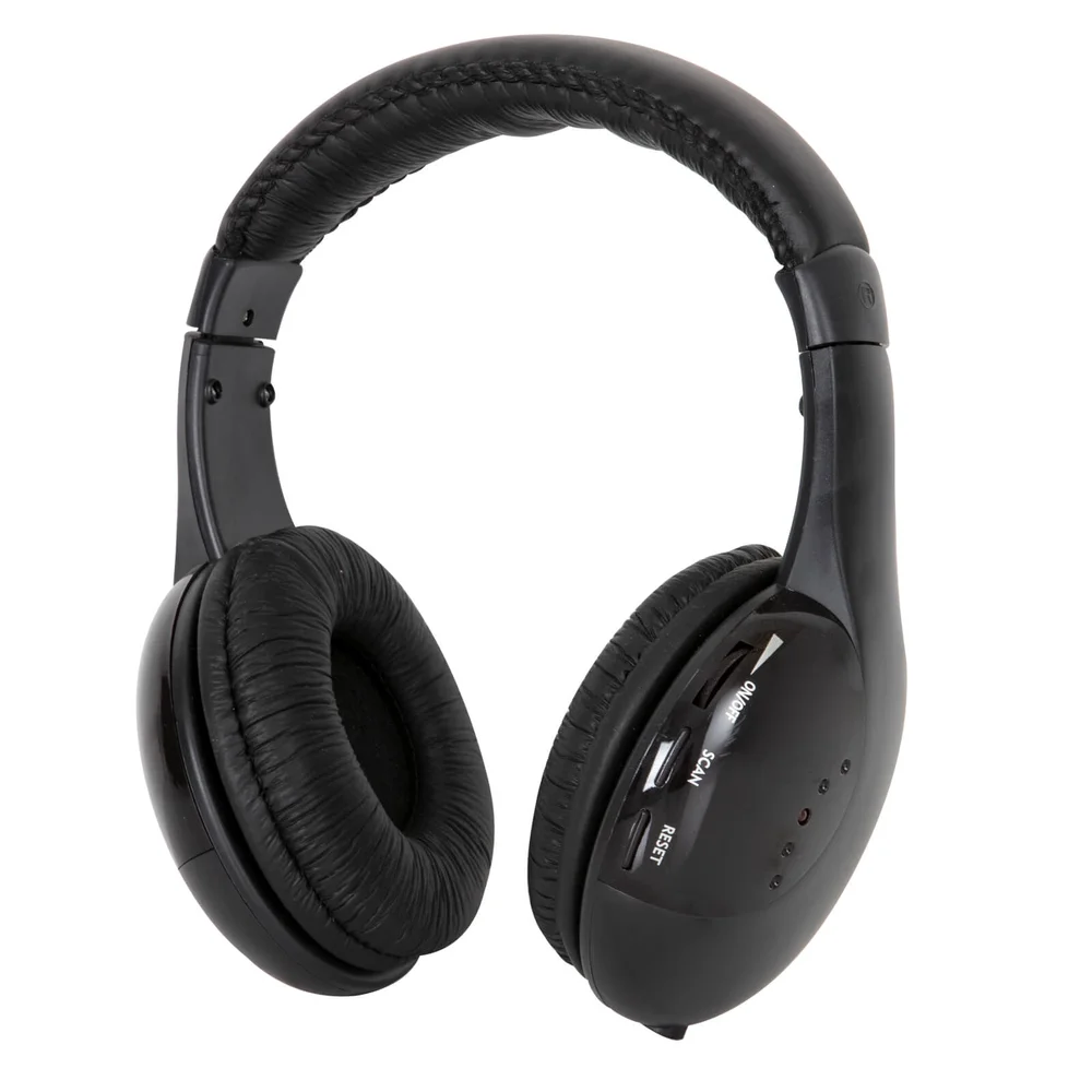 Itek 5 in 1 Wireless Headphones - Black Image 1