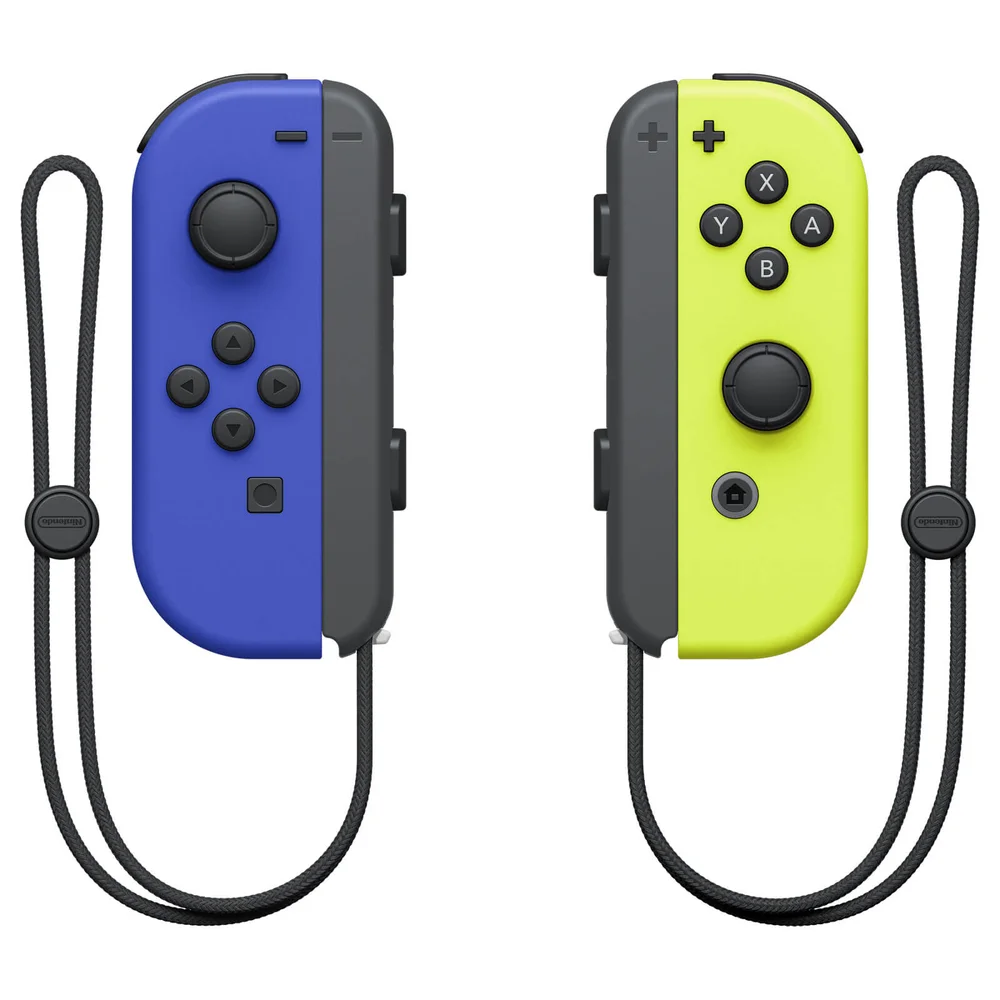 Nintendo Joy Con Pair Blue/Neon Yellow Image 1
