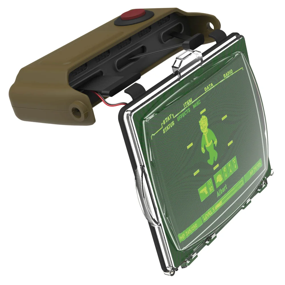 The Wand Company Fallout Pip-Boy Light-up Screen: Upgrade Module Image 1