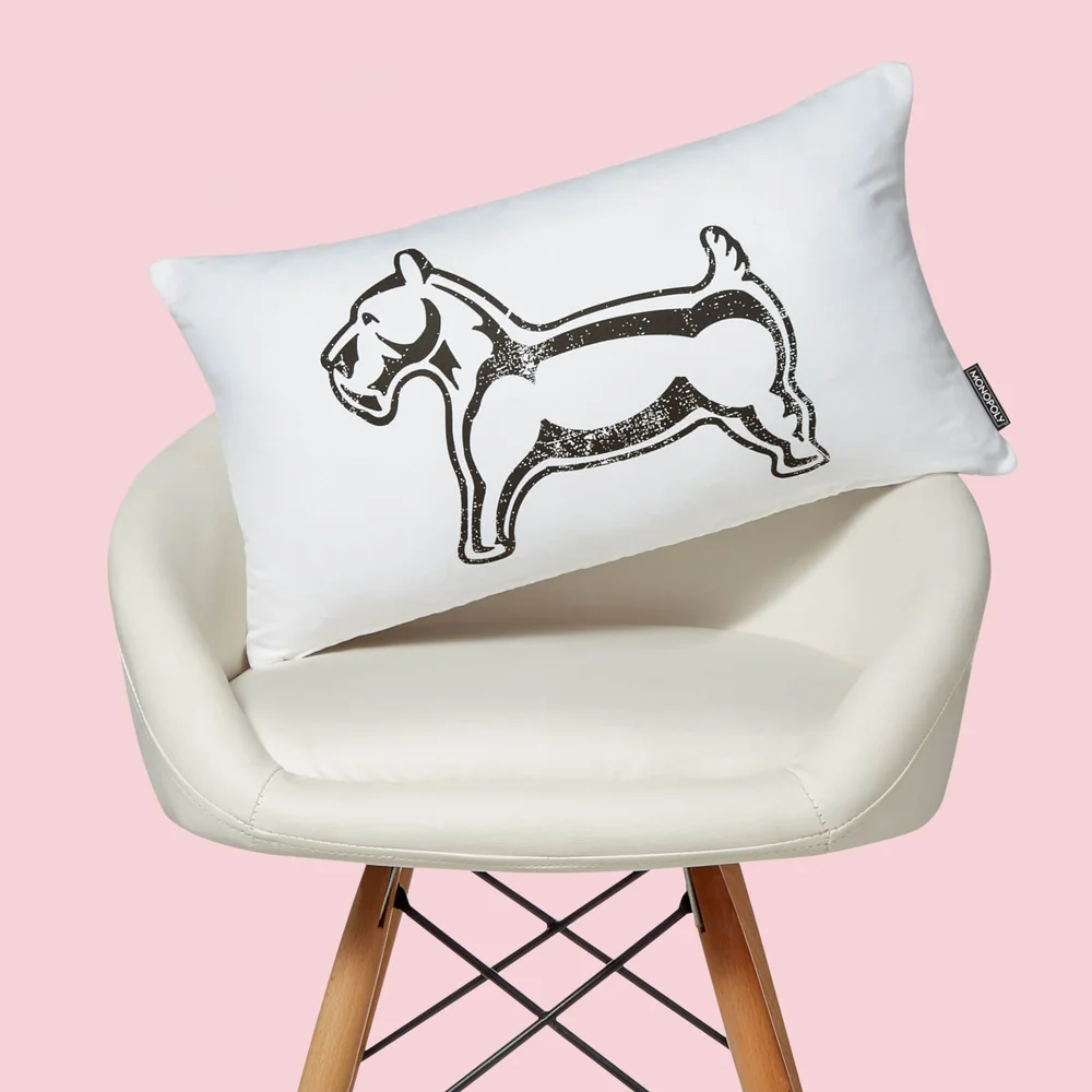 Monopoly Dog Rectangular Cushion - 30x50cm - Soft Touch Image 1