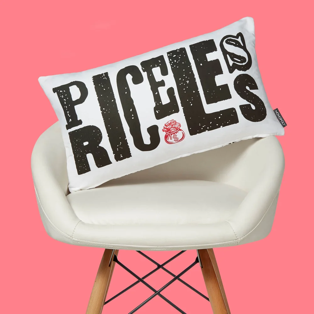 Monopoly Priceless Rectangular Cushion - 30x50cm - Soft Touch Image 1