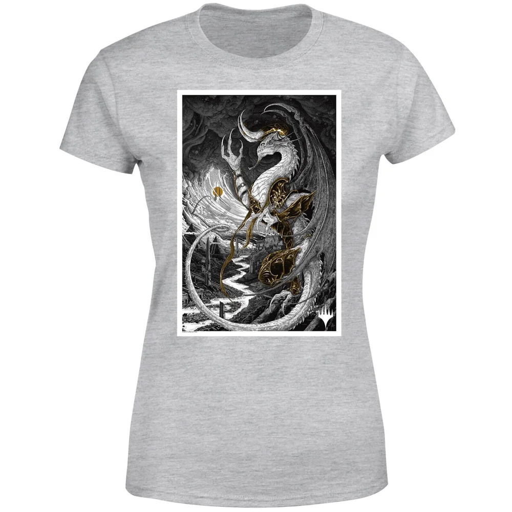 Magic The Gathering Bolas Poster Art Women's T-Shirt - Grey - S Image 1