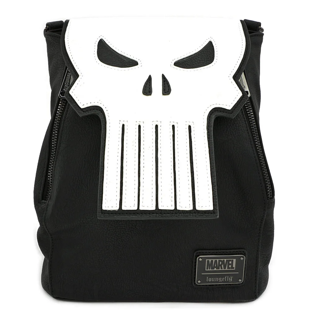 Mini sac à dos Loungefly Marvel Punisher Tête de mort Image 1