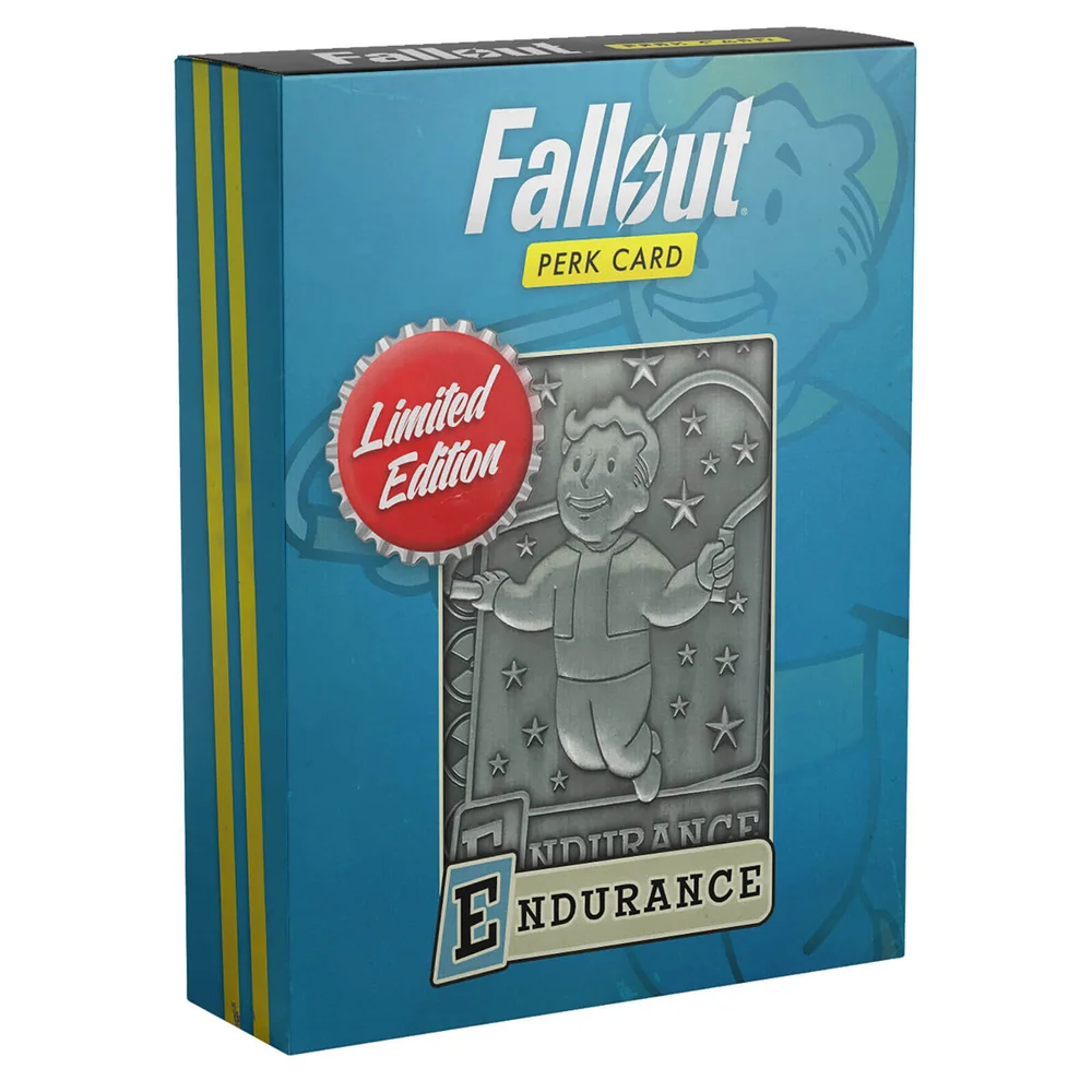 Carte d’aptitude Fallout en édition limitée – Endurance (n°3 sur 7) Image 1