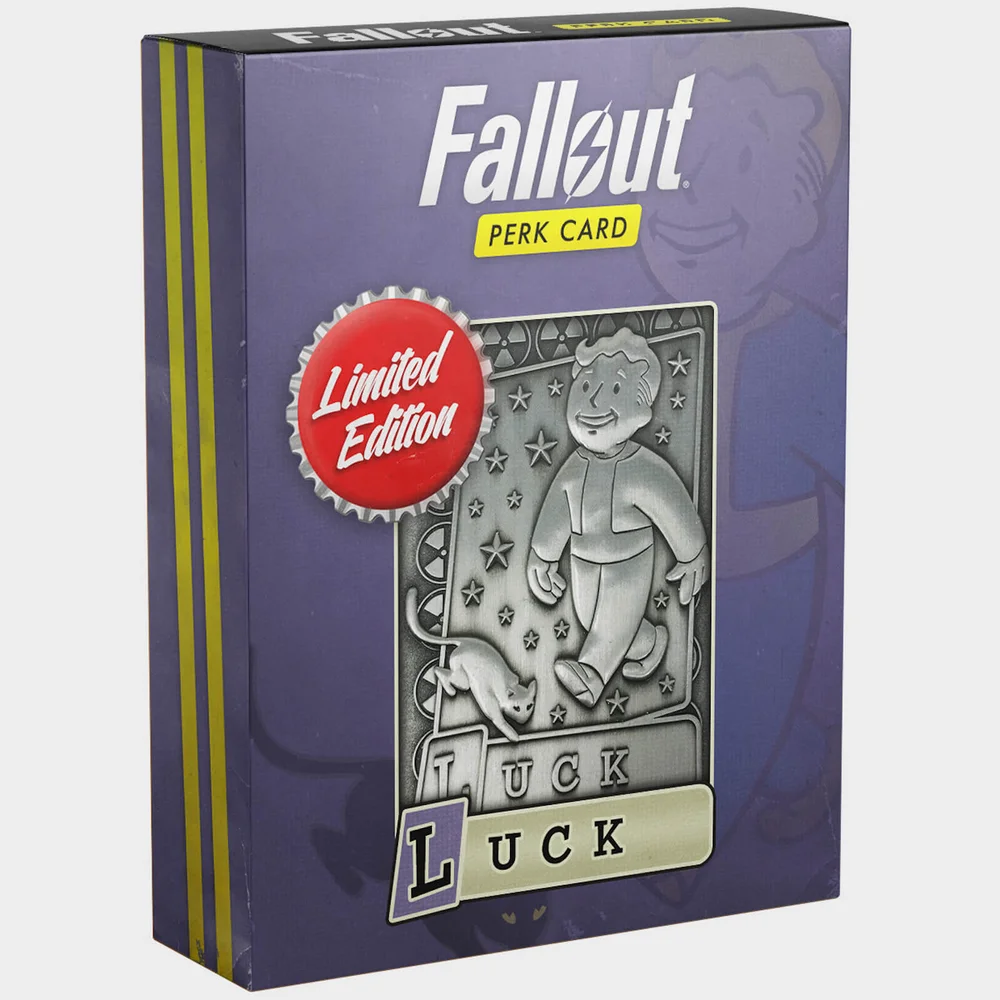 Carte d’aptitude Fallout en édition limitée – Chance (#7 sur 7) Image 1