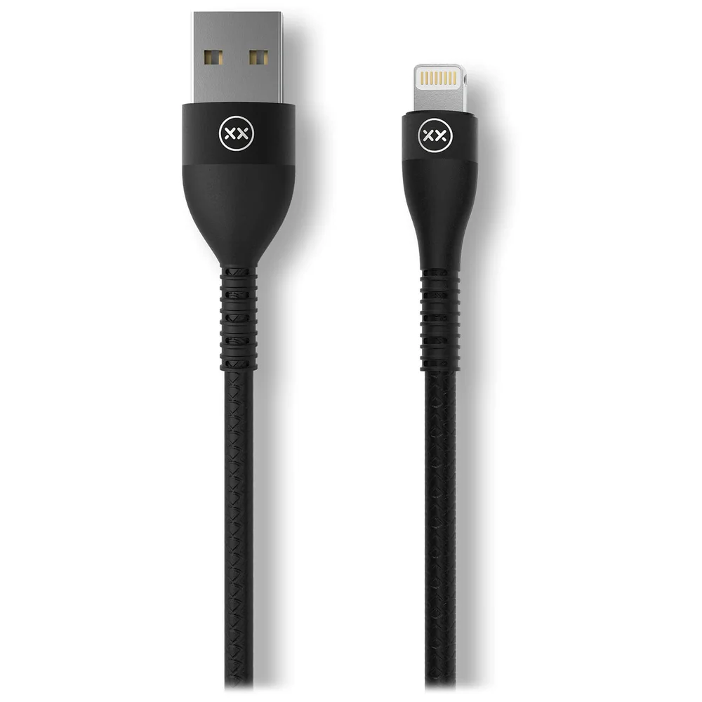 Mixx 3.0 Meter - USB A to Lightning - MFI Version - Black Image 1