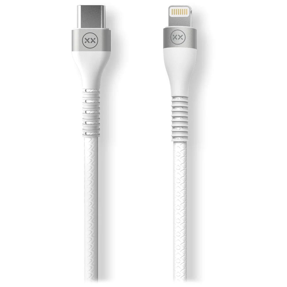 Mixx 1.2 Meter - Type-C to Lightning - MFI Version to Support 30 Watts - White Image 1
