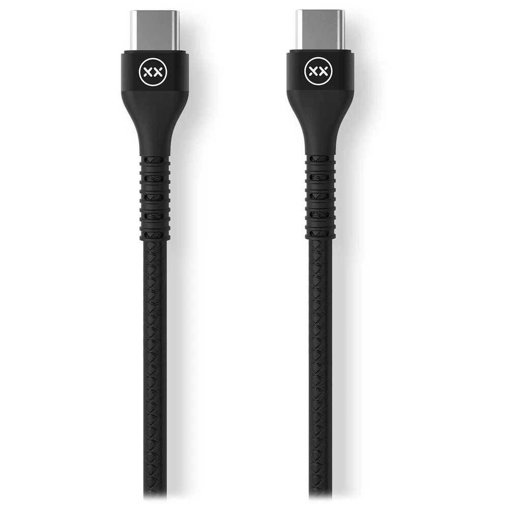 Mixx 1.2 Meter - Type-C to Type-C (Supports 60W PD) - Black Image 1