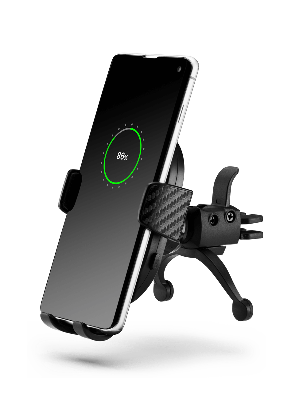 Mixx In-Car Vent Mount Wireless Phone Charger Image 1