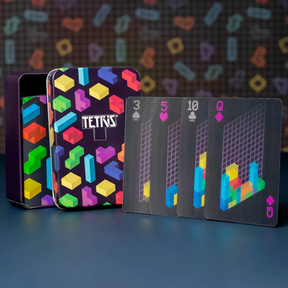 Cartes à jouer lenticulaires – Tetris Image 1