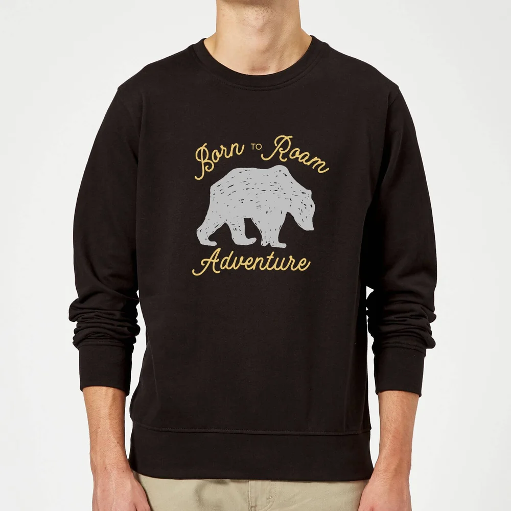 Adventure Born To Roam Sweatshirt - Black - S - Noir Image 1