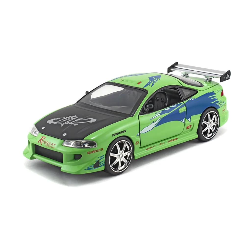 Figurine moulée échelle 1:24 Jada 2 Fast 2 Furious Mitsubishi Eclipse 1995 de Brian Image 1