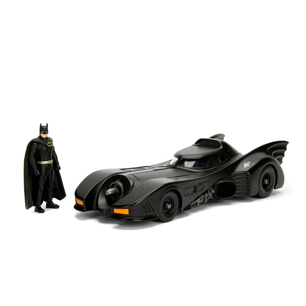Figurine moulée échelle 1:24 Jada Batmobile 1989 avec Batman Image 1
