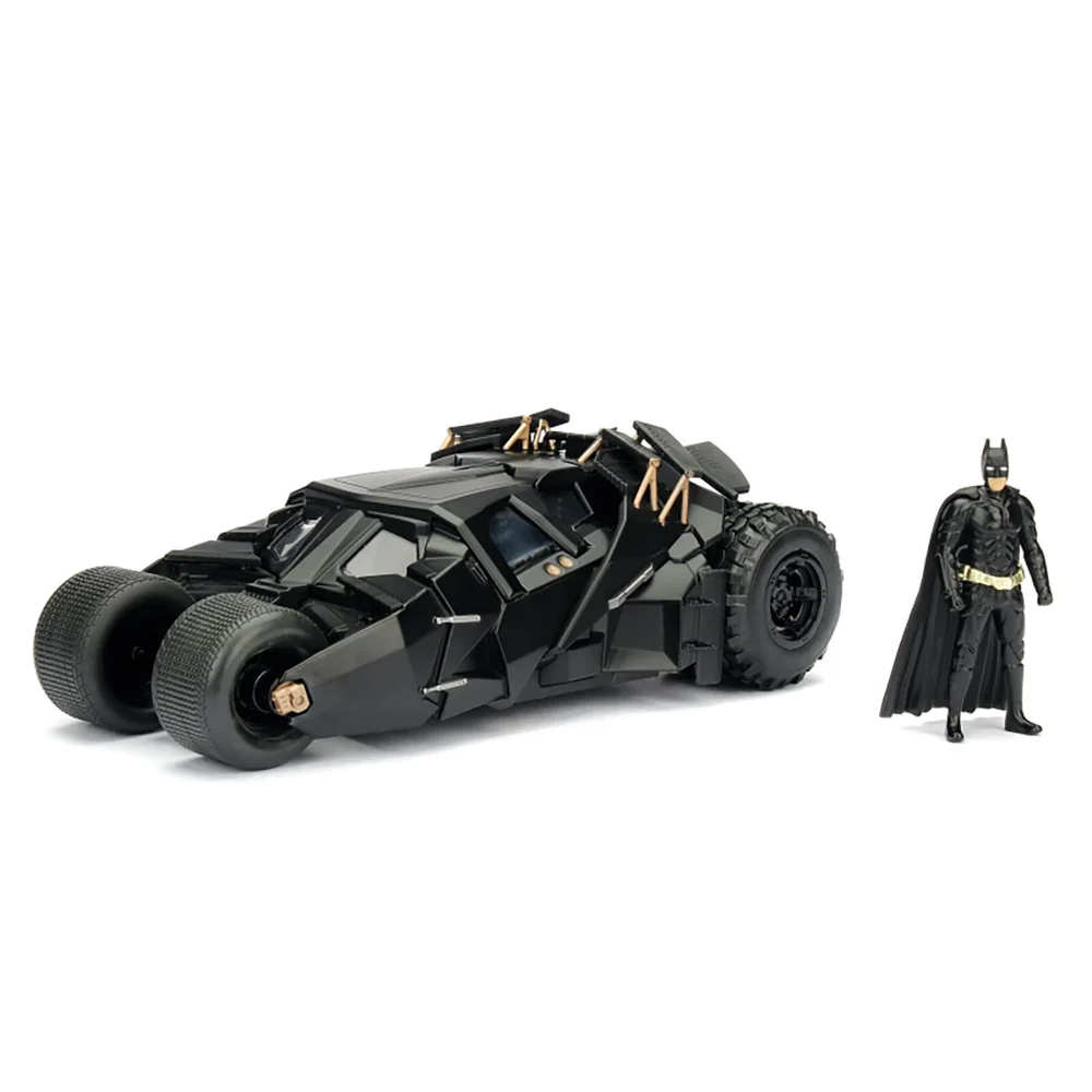 Figurine moulée échelle 1:24 Jada Batmobile 2008 avec Batman Image 1