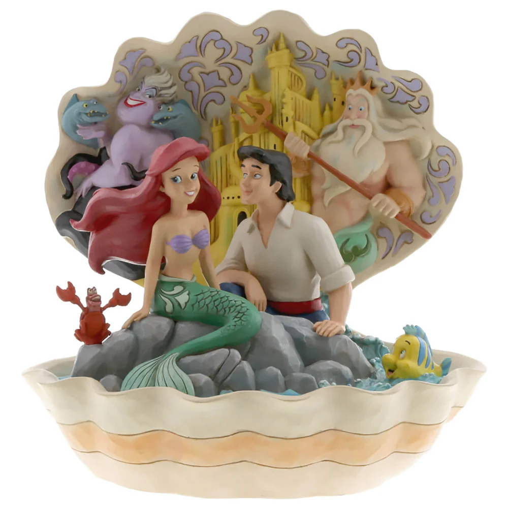 Disney Traditions - Scénario de coquillage (Figurine de scène de coquillage de La Petite Sirène) Image 1