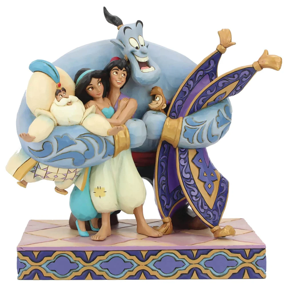 Disney Traditions - Câlin de groupe ! (Figurine d'Aladin) Image 1
