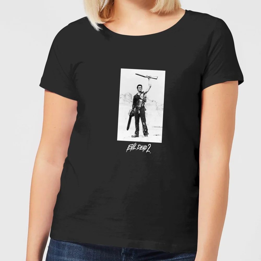 Evil Dead 2 Ash Boomstick Women's T-Shirt - Black - 3XL Image 1