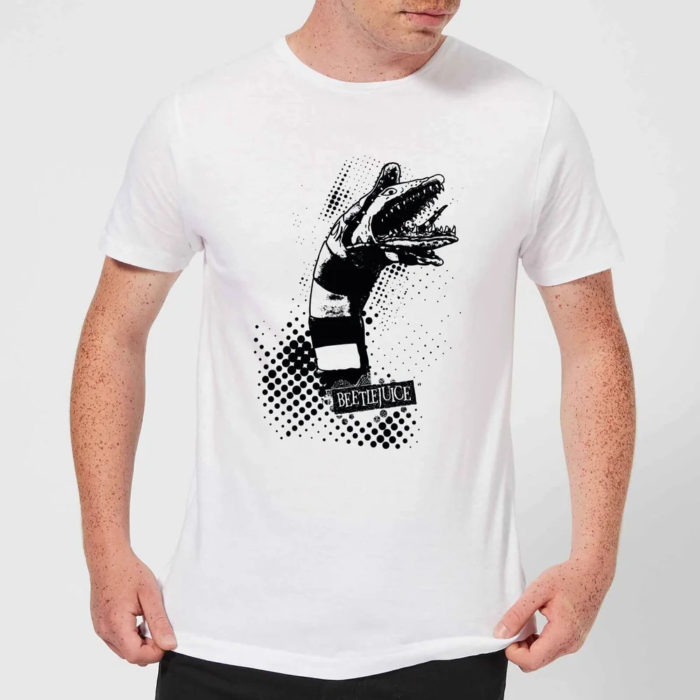 Beetlejuice Sandworm Attack Unisex T-Shirt - White - S - Blanc Image 1