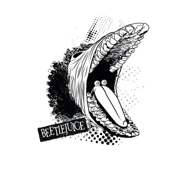 Beetlejuice Barbara Monster Women's T-Shirt - White