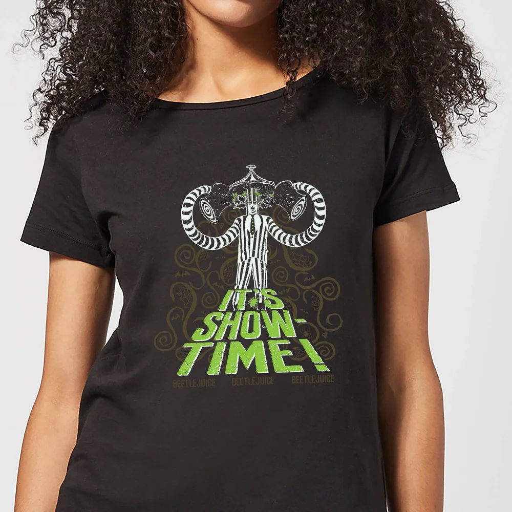 Beetlejuice It's Show-Time Women's T-Shirt - Black - XS - Noir Image 1