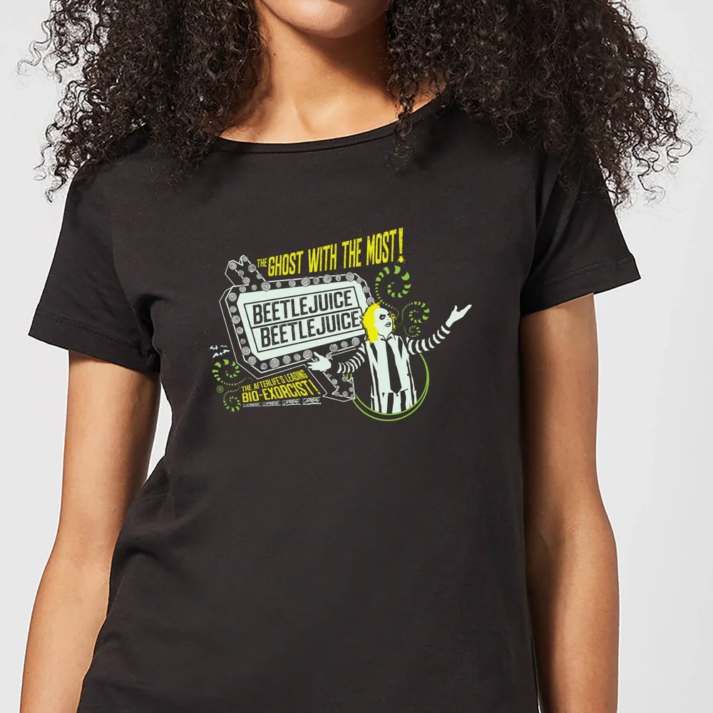 Beetlejuice The Ghost With The Most Women's T-Shirt - Black - XS - Noir Image 1