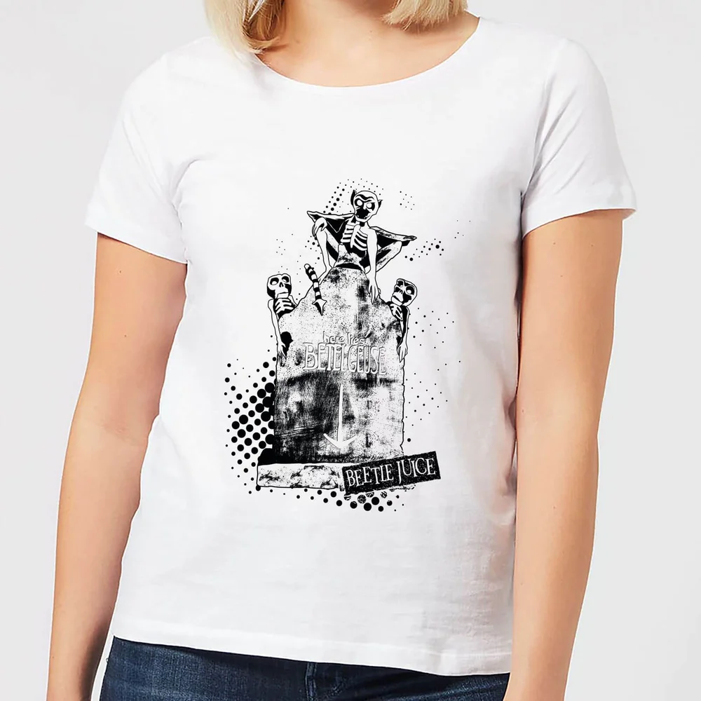 Beetlejuice Here Lies Betelgeuse Women's T-Shirt - White - XS - Blanc Image 1