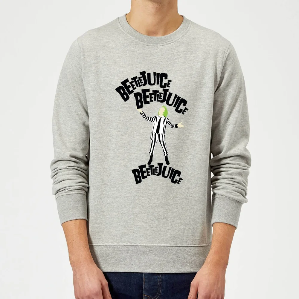 Beetlejuice Beetlejuice Beetlejuice Sweatshirt - Grey - S - Gris Image 1