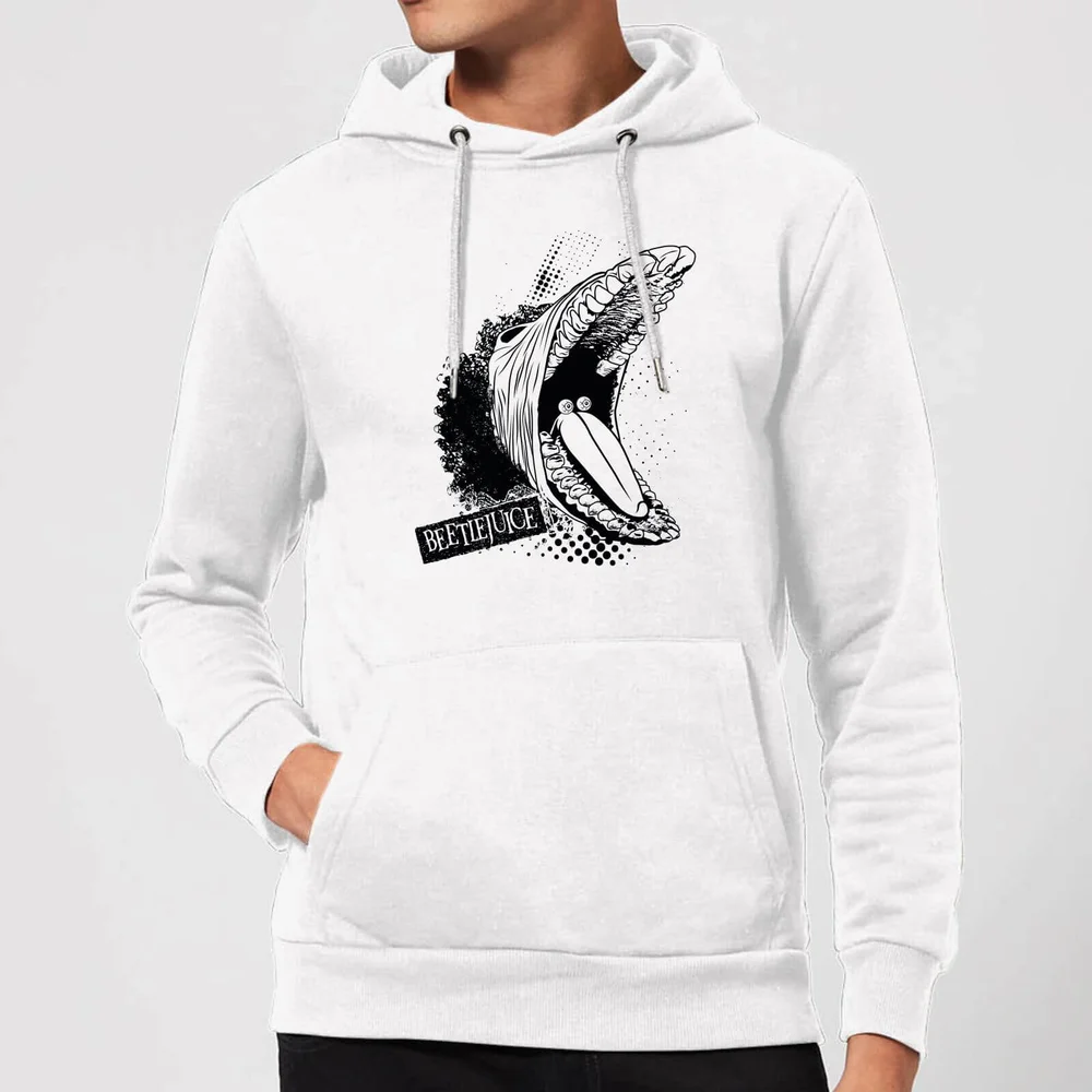 Beetlejuice Barbara Monster Hoodie - White - S - Blanc Image 1