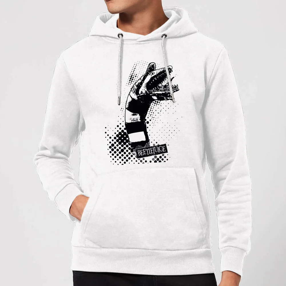 Beetlejuice Sandworm Attack Hoodie - White - S - Blanc Image 1