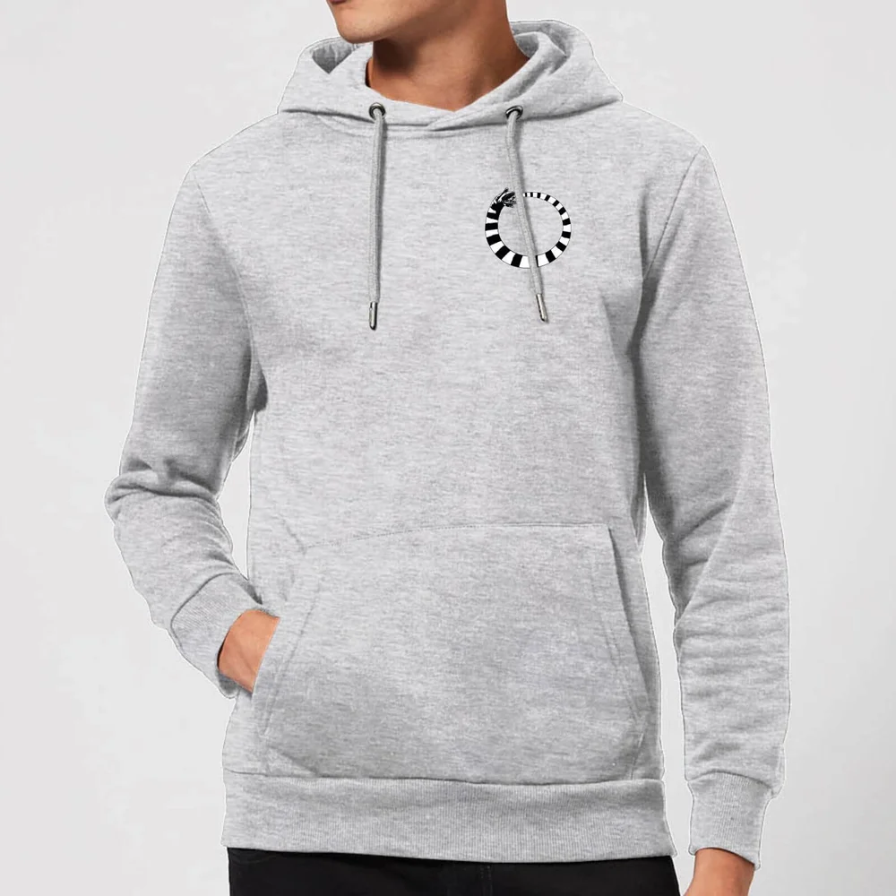 Beetlejuice Sandworm Pocket Tee Hoodie - Grey - S - Gris Image 1