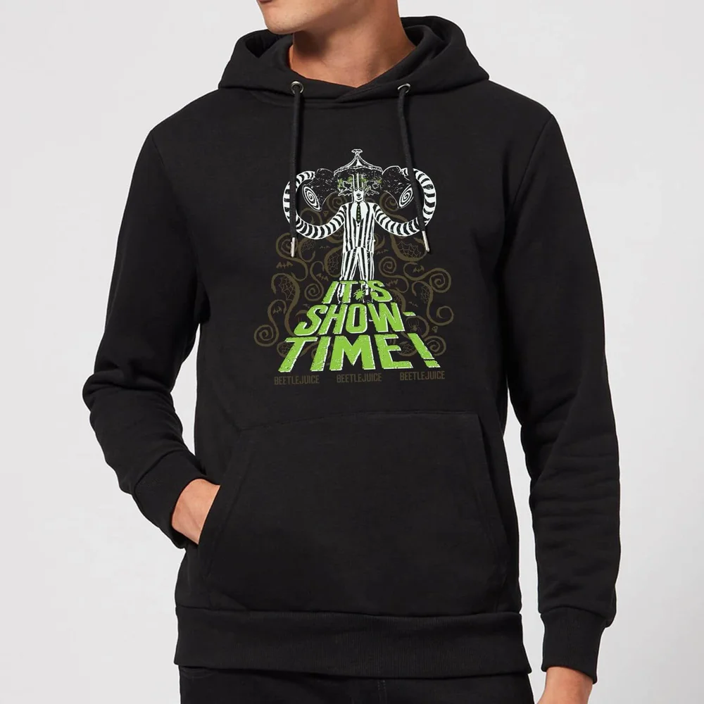 Beetlejuice It's Show-Time Hoodie - Black - S - Noir Image 1