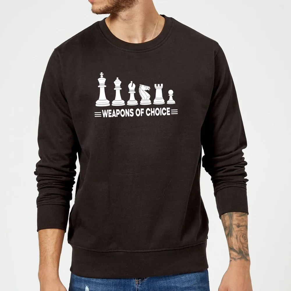 Weapons Of Choice Monochrome Sweatshirt - Black - S - Noir Image 1
