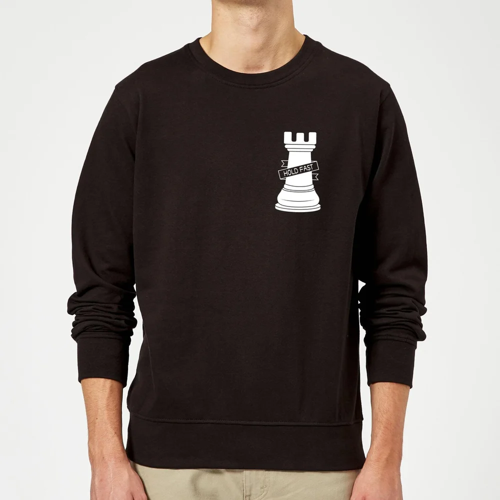 Hold Fast Pocket Print Sweatshirt - Black - S - Noir Image 1