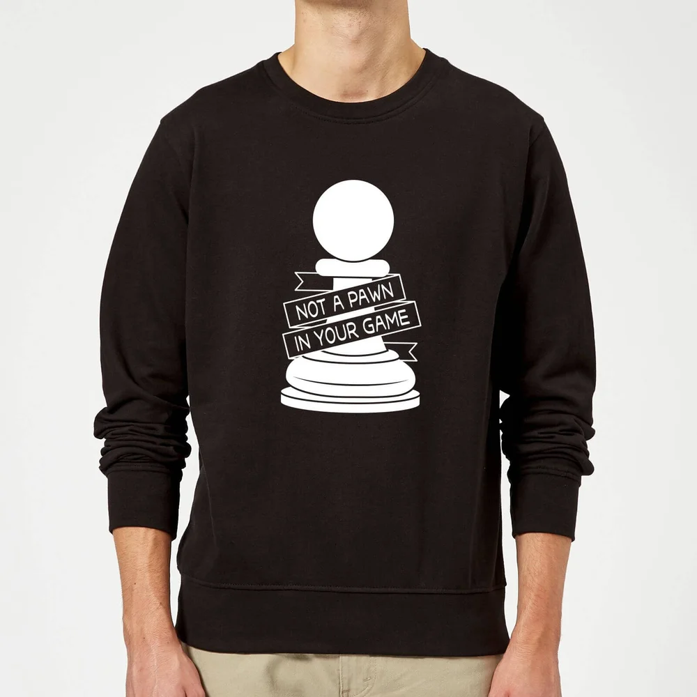 Pawn Chess Piece Sweatshirt - Black - S - Noir Image 1