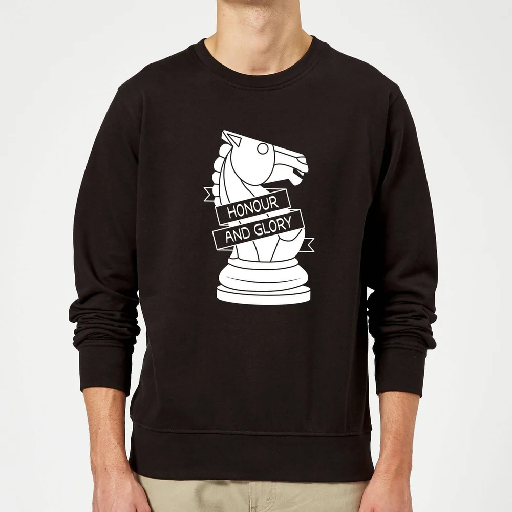 Knight Chess Piece Sweatshirt - Black - S - Noir Image 1