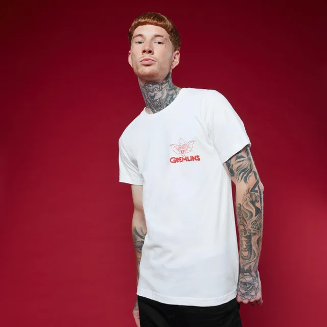 T-shirt Gremlins Stripe - Blanc