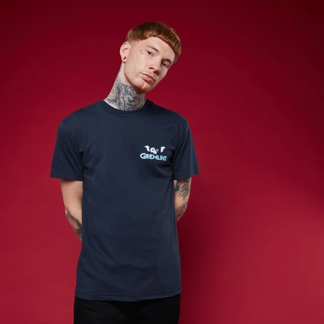 T-shirt Gremlins - Bleu Marine