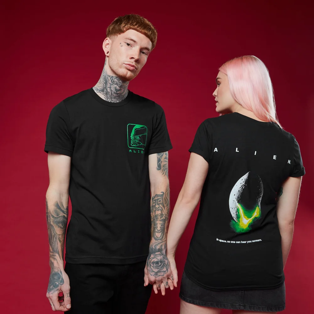 T-shirt Alien - Noir - XL - Noir Image 1