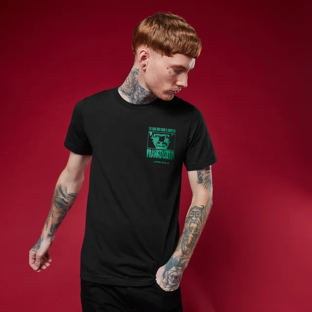 T-shirt Frankenstein - Noir