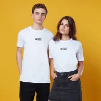 T-shirt Dark Knight Embroidered - Blanc