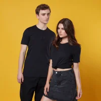 T-shirt Guardian Box Embroidered - Noir