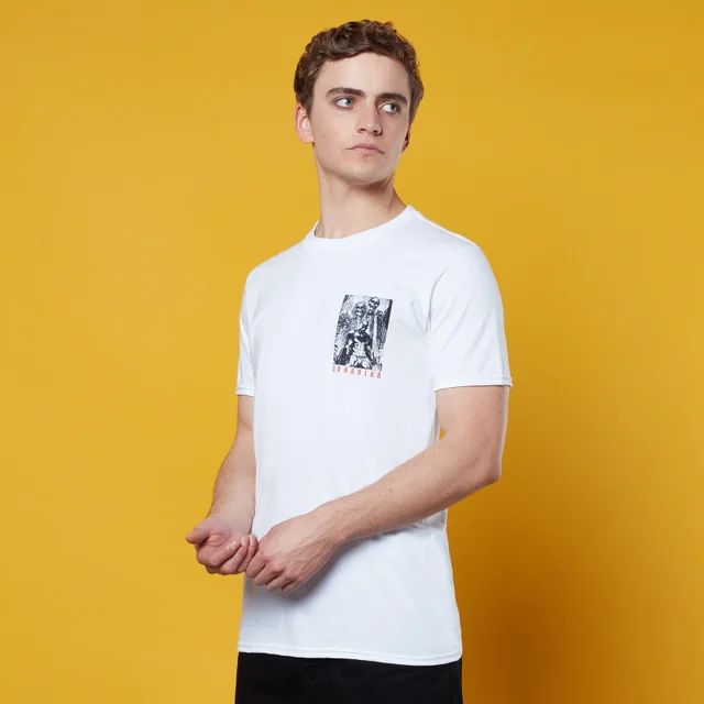 T-shirt Vigilante Pocket Print - Blanc