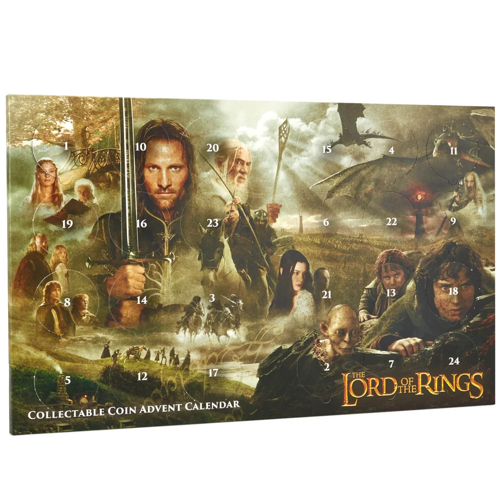 Exclusivité Zavvi: Calendrier de l'Avent Le Seigneur des anneaux - Pièces de collection - Édition Limitée Image 1