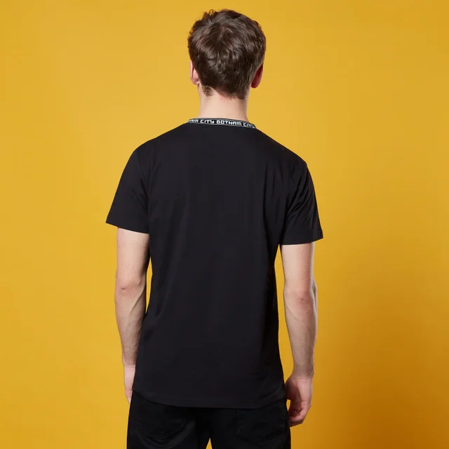 T-shirt Batman Neck Ribbed - Noir