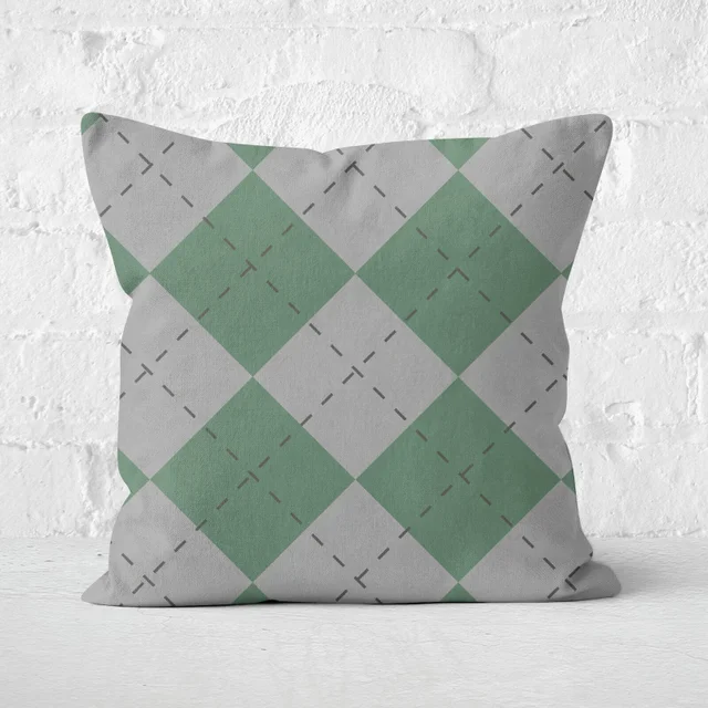 Coussin Harry Potter Slytherin (Serpentard) Carré - Taille au choix