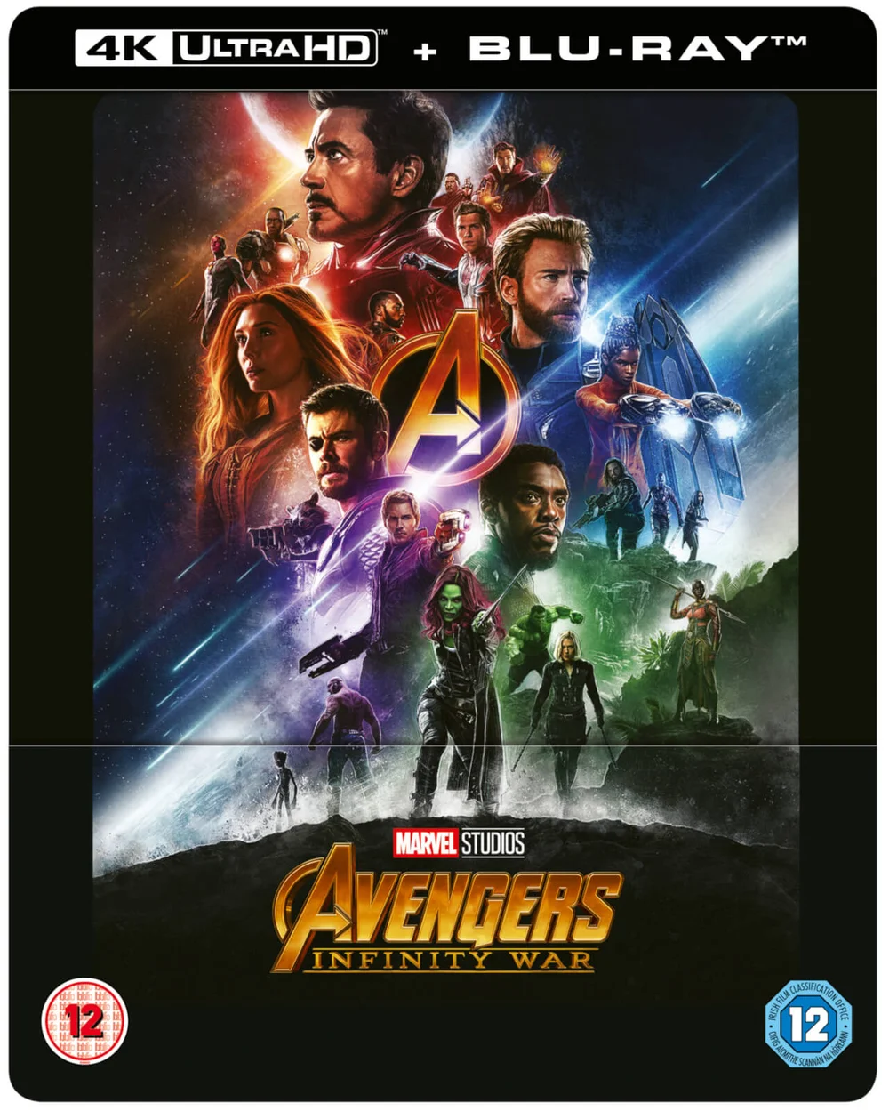 Avengers Infinity War 4K Ultra HD (Blu-ray 2D inclus) - Coffret lenticulaire exclusif à Zavvi Image 1