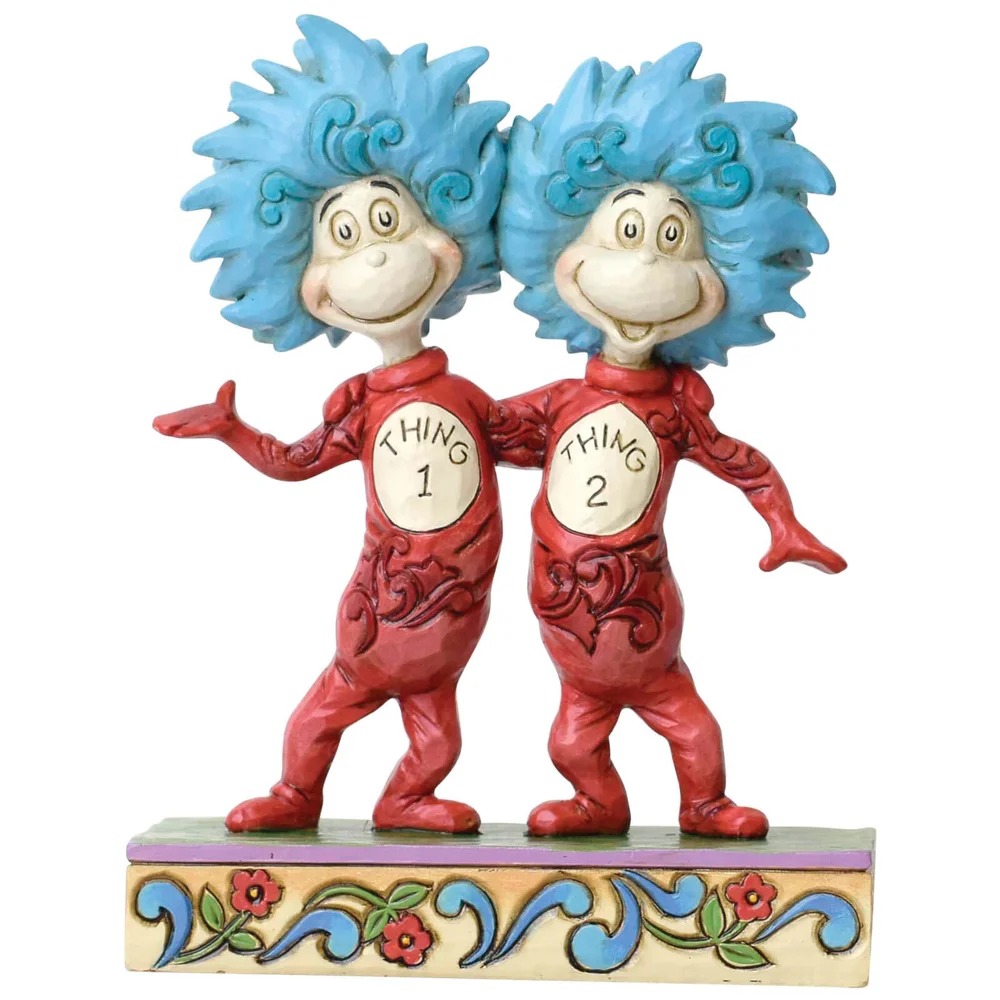 Figurine Chose 1 et Chose 2 – Dr Seuss par Jim Shore Image 1
